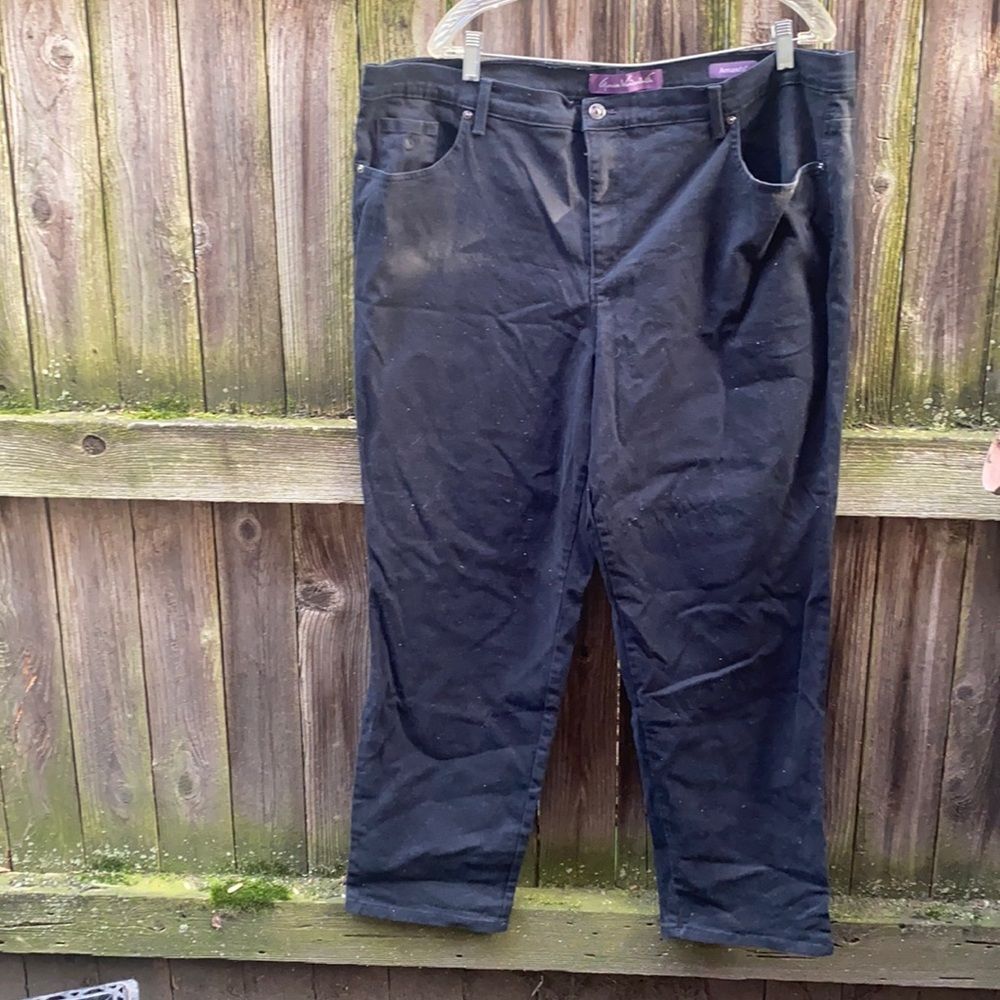 Gloria Vanderbilt Black Jeans sz. 20 W